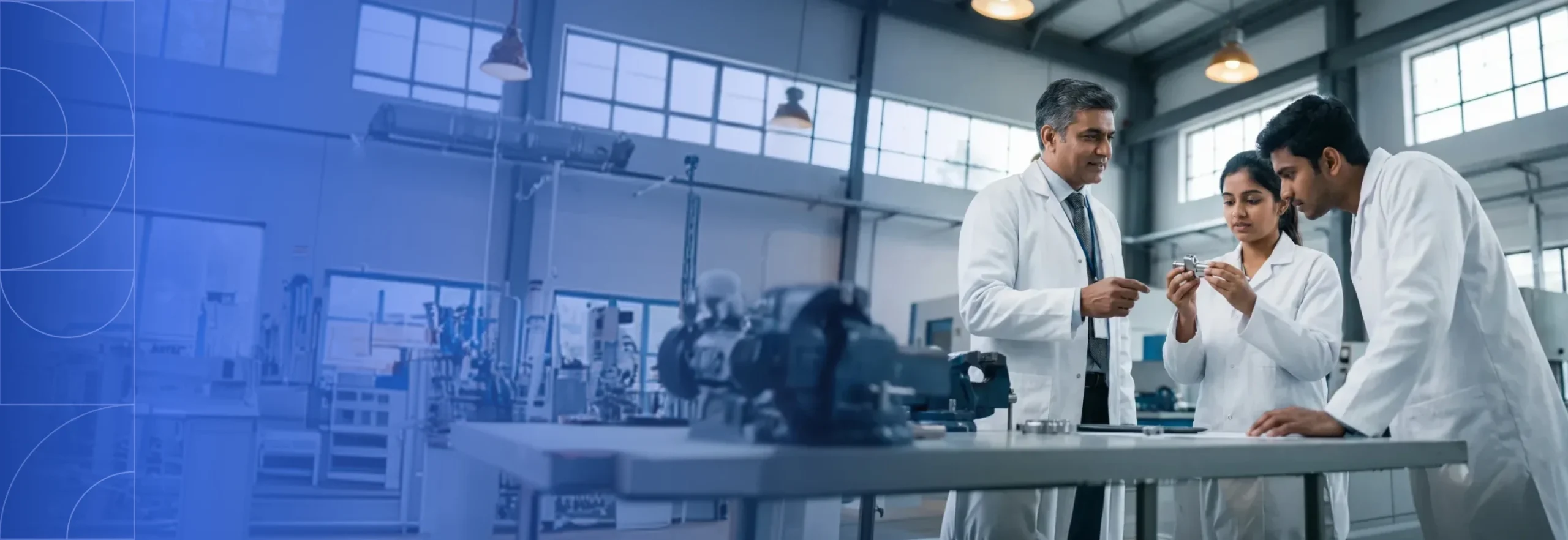 Researchers at work in a WPU GŌA laboratory