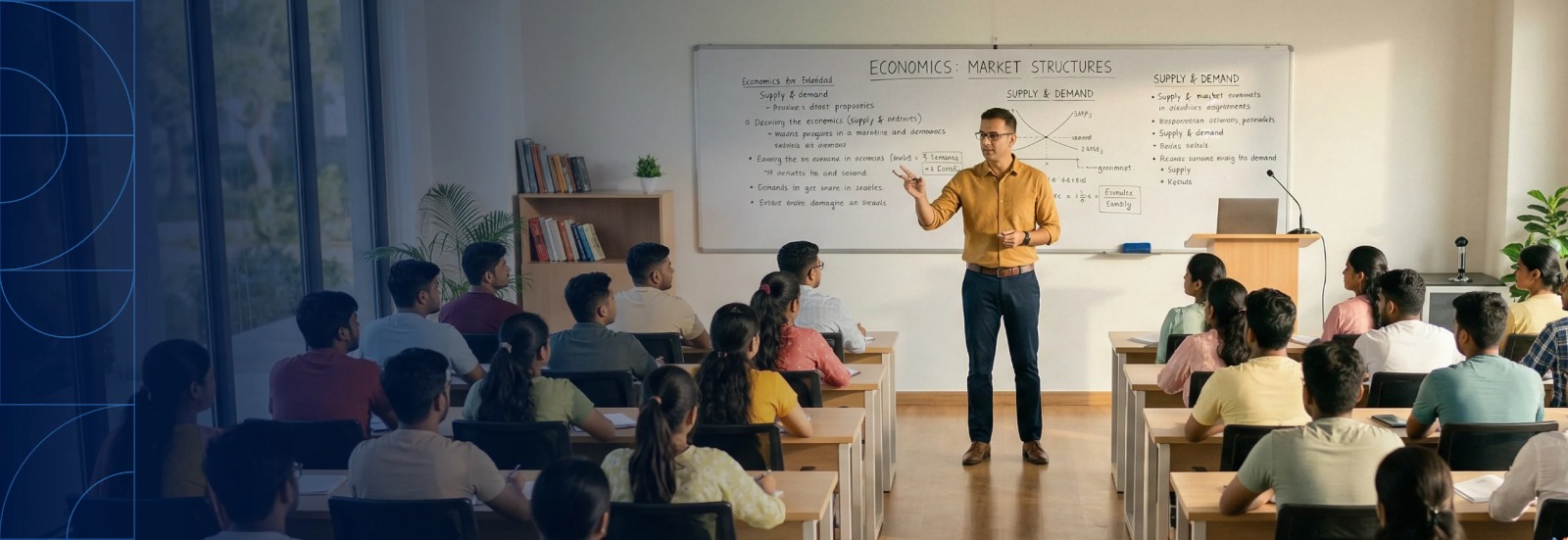 Build What’s Next — a faculty member teaching a class at WPU GŌA