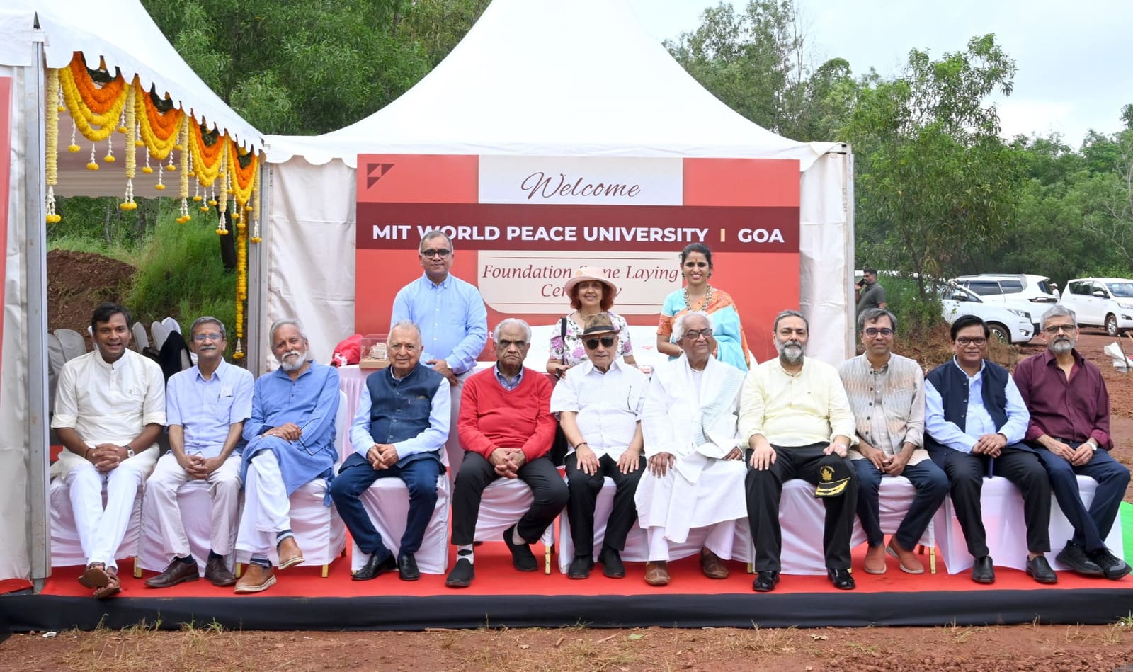 Attendees at the WPU GŌA Bhoomipujan ceremony