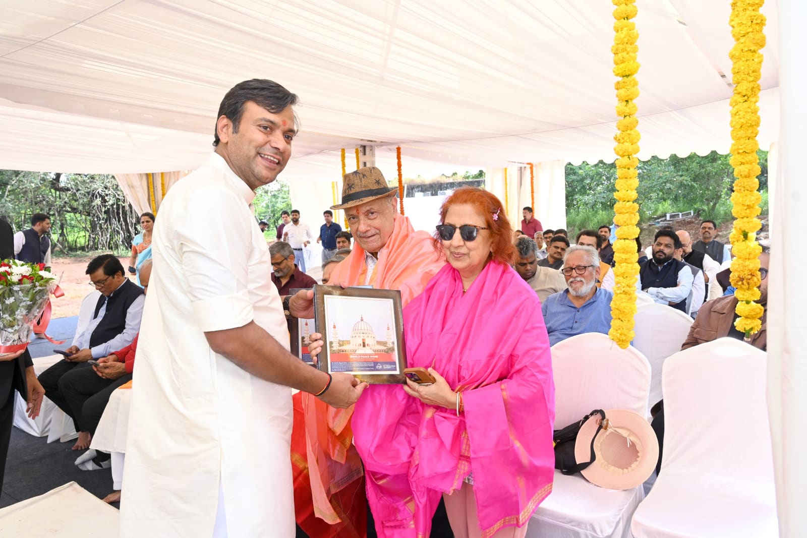 Foundation ritual at the WPU GŌA Bhoomipujan ceremony