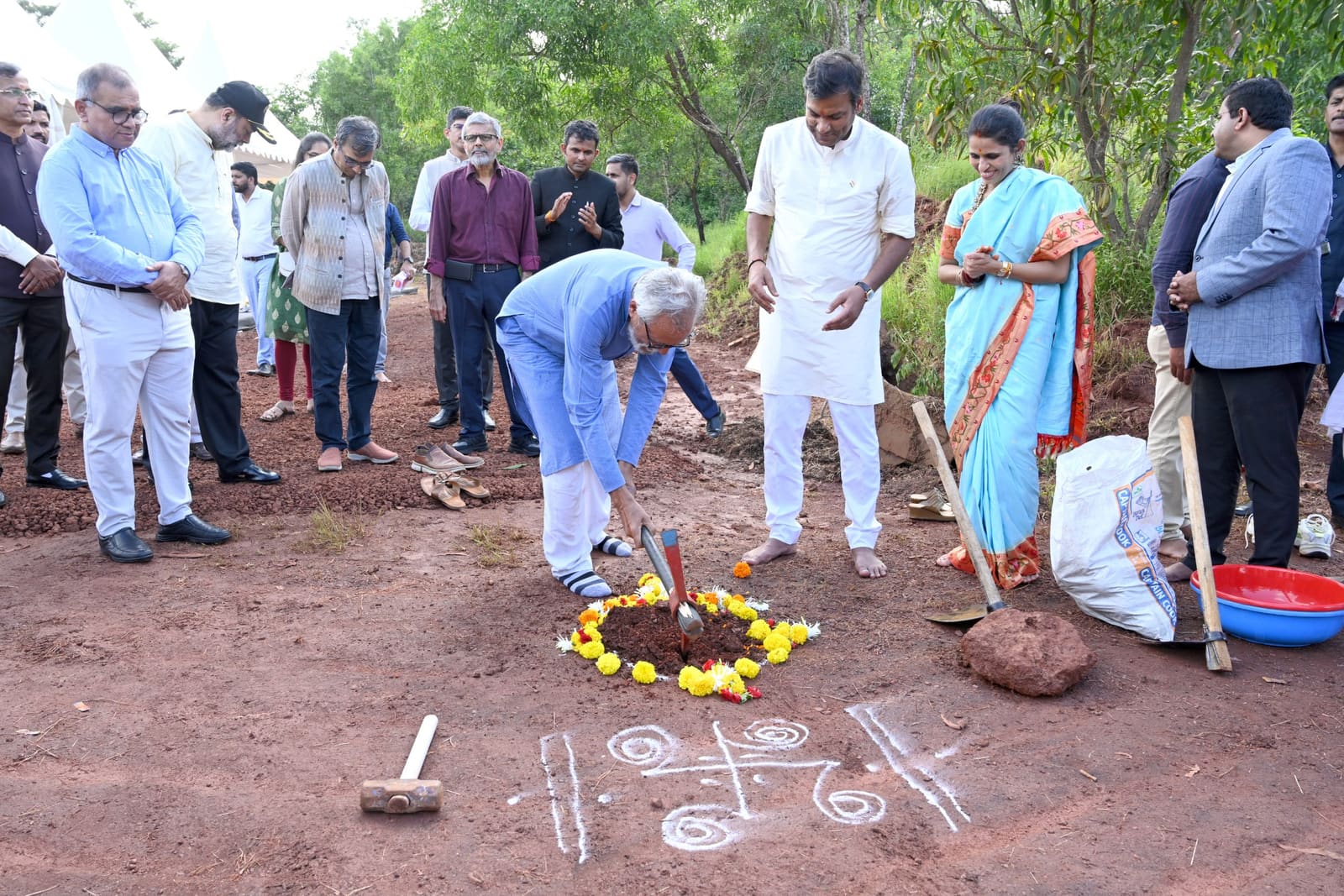 Glimpse from the WPU GŌA Bhoomipujan ceremony